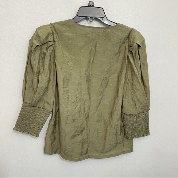 Rebecca Minkoff Geneva Puff Sleeve Blouse - Picture 13 of 16